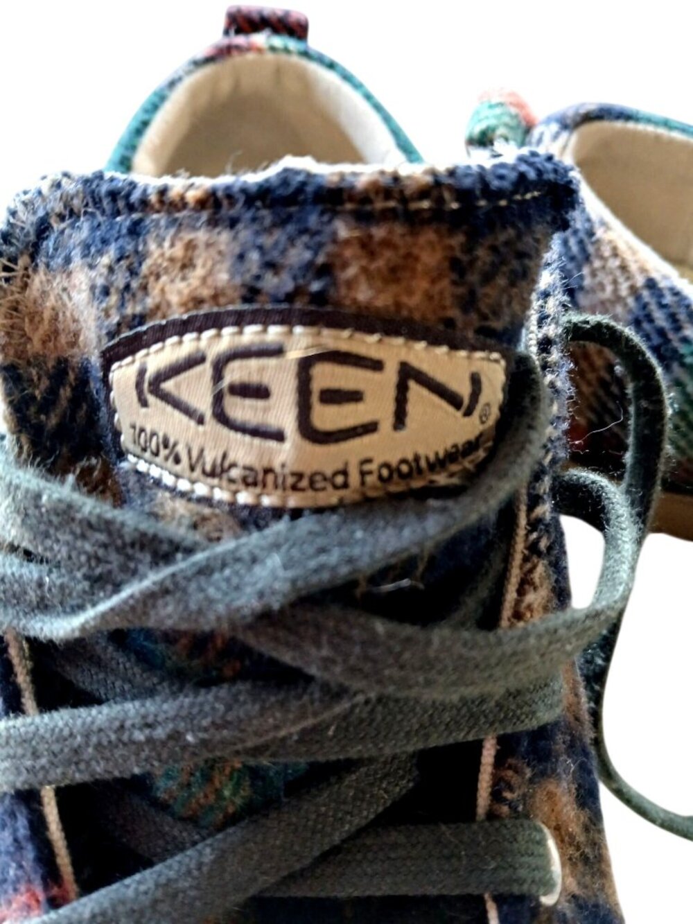 Keen Womens Elsa Wool Plaid Lace Up Sneakers Size 10.5 US EU 41 Multicolor Shoes - Picture 14 of 16